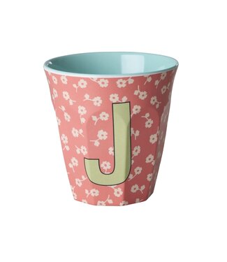 Rice Letter Beker Bloem J Rice Letter Beker Bloem J