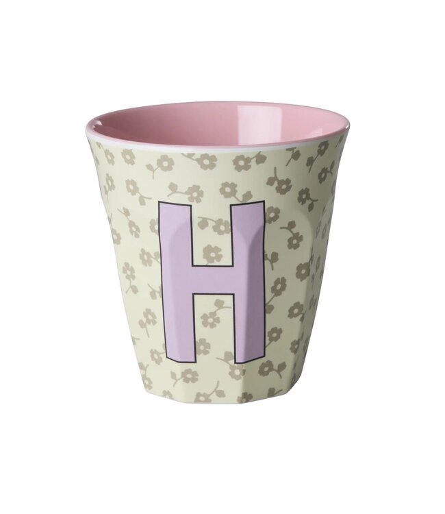 Rice Letter Beker Bloem H