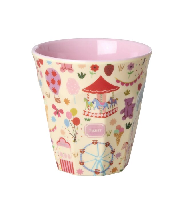 Rice Beker Pink Fun Fair