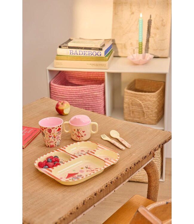 Rice Beker Pink Fun Fair