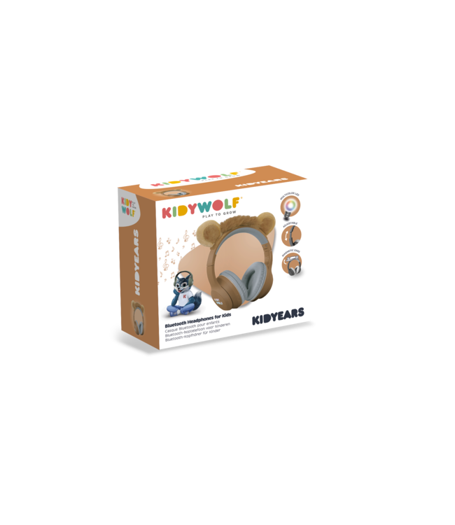 Kidywolf Koptelefoon Leeuw