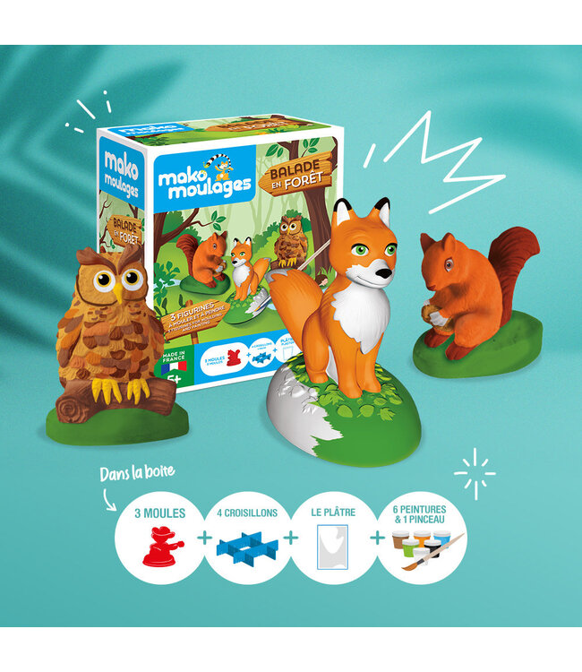 Mako Moulages Bos Dieren - M