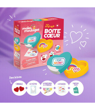 Mako Moulages Harten Doosje