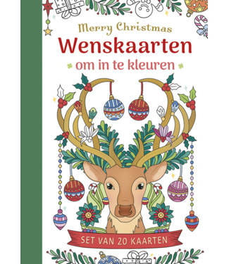 Deltas Wenskaarten Kleuren Merry Christmas