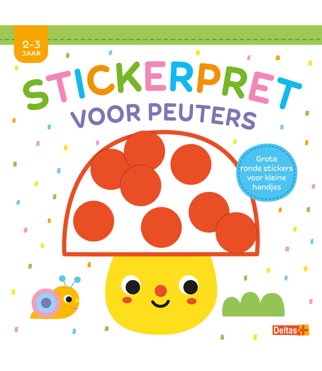 Deltas  Stickerpret voor Peuters 2-3