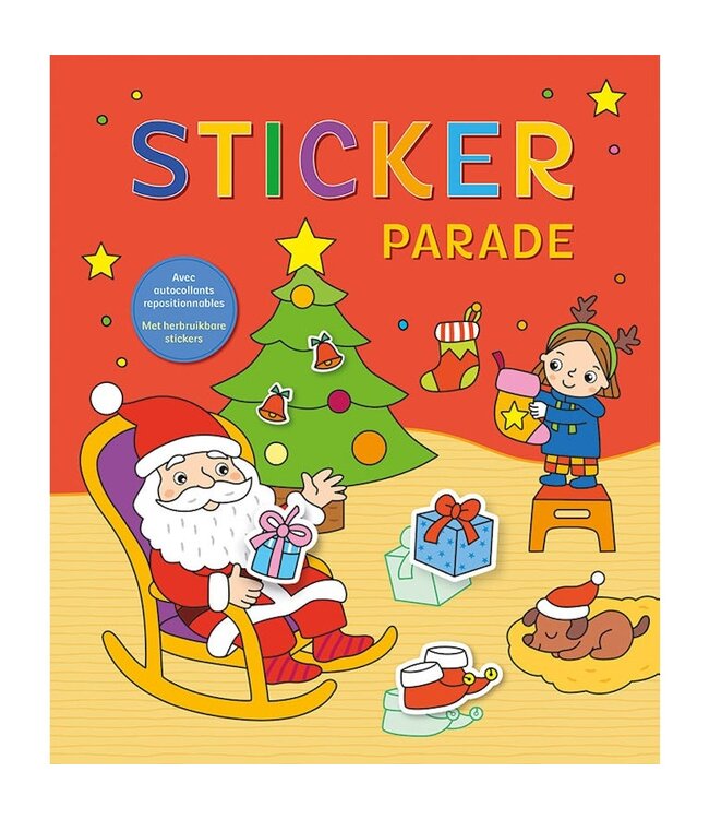 Deltas Kerstman Sticker Parade