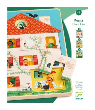 Djeco Puzzel ChezLeo 12