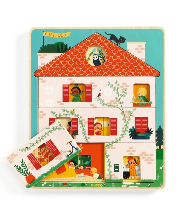 Djeco Puzzel ChezLeo 12