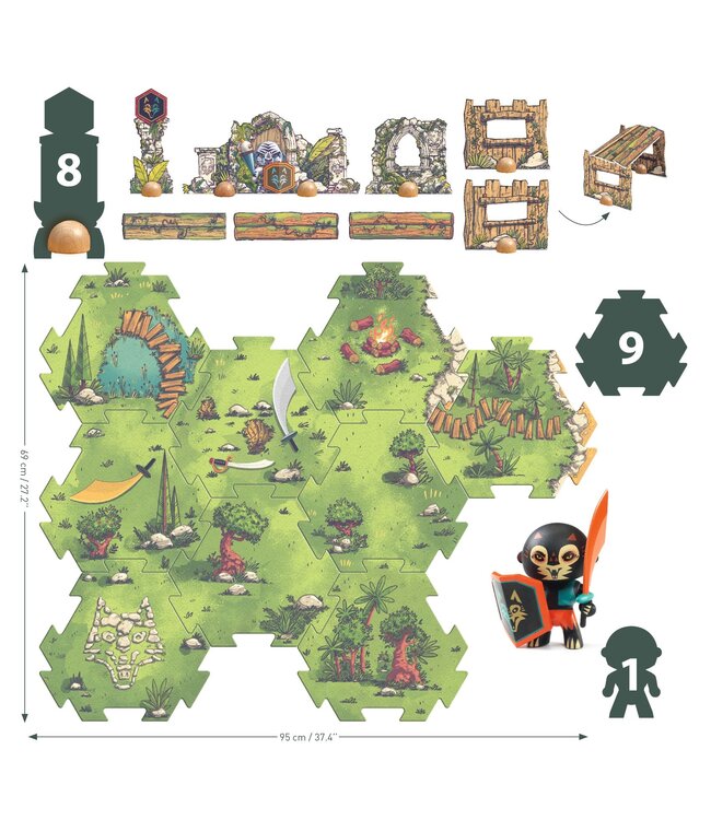 Djeco Arty Puzzl'Up Voras Furious 18