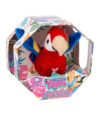 Happy Yappers Papegaai Rood