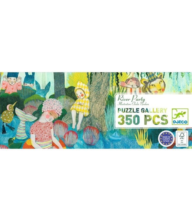 Djeco Rivier Feest Puzzel 350