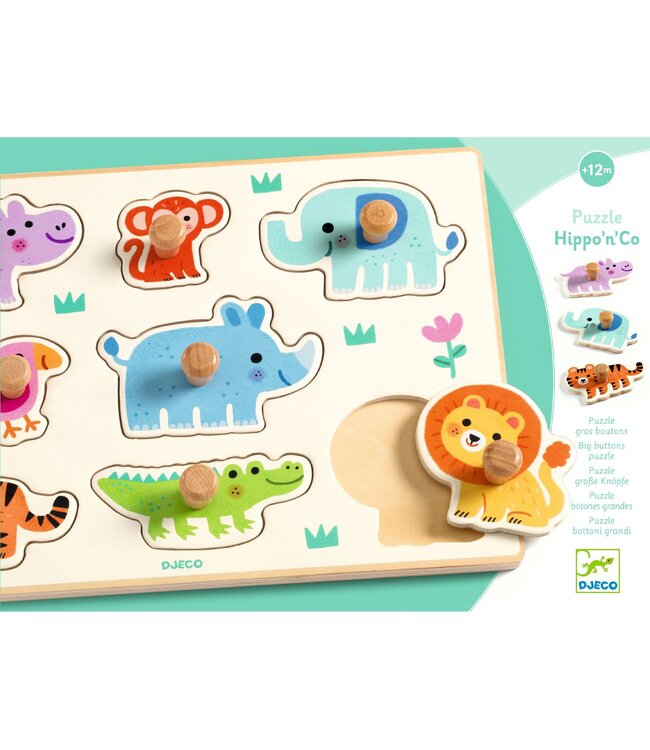 Djeco Hippo’n’Co puzzel 8