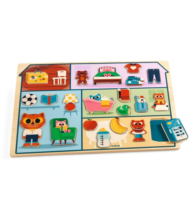 Djeco Puzzlo Huis Puzzel 22