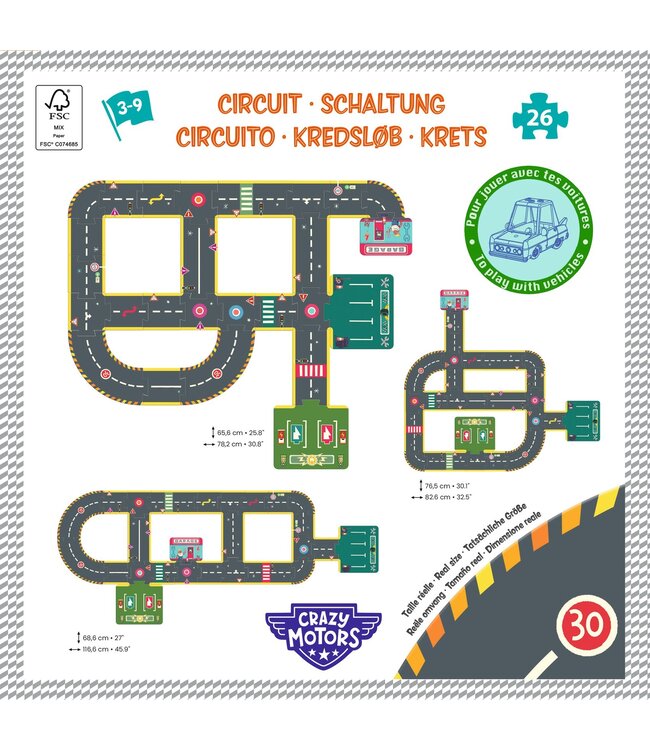 Djeco Circuit Puzzel 26