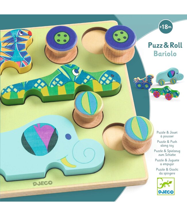 Djeco  Puzz & Roll Bariolo