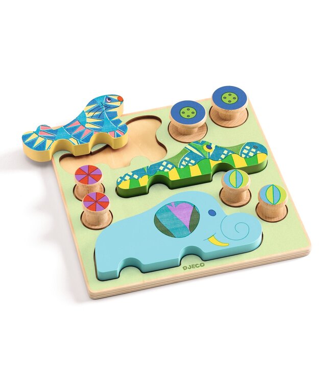 Djeco  Puzz & Roll Bariolo