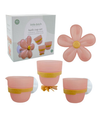 Little Dutch Badwand Bekers Roze
