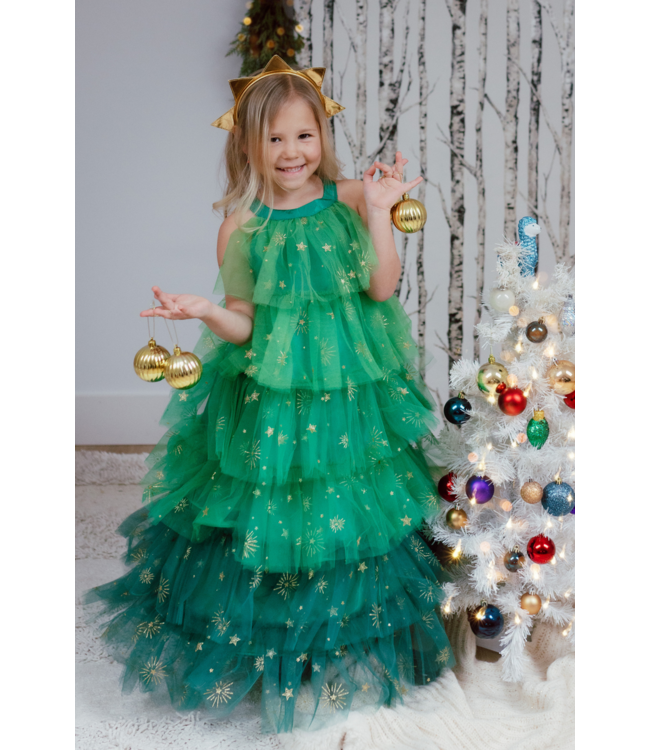 Great Pretenders Kerstboom Jurk 7-8