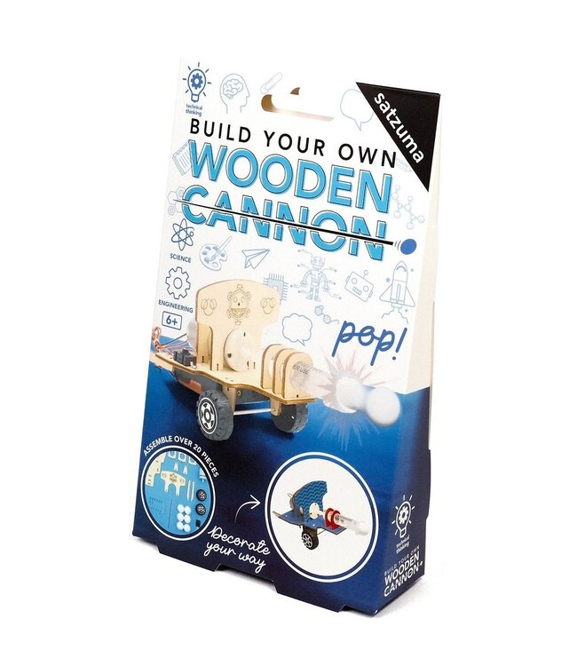 Satzuma DIY Wooden Cannon
