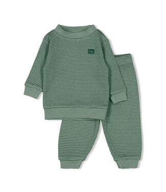 Feetje Wafelpyjama - Sea Green