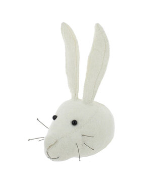 Fiona Walker Dierenkop Haas Wit - Mini