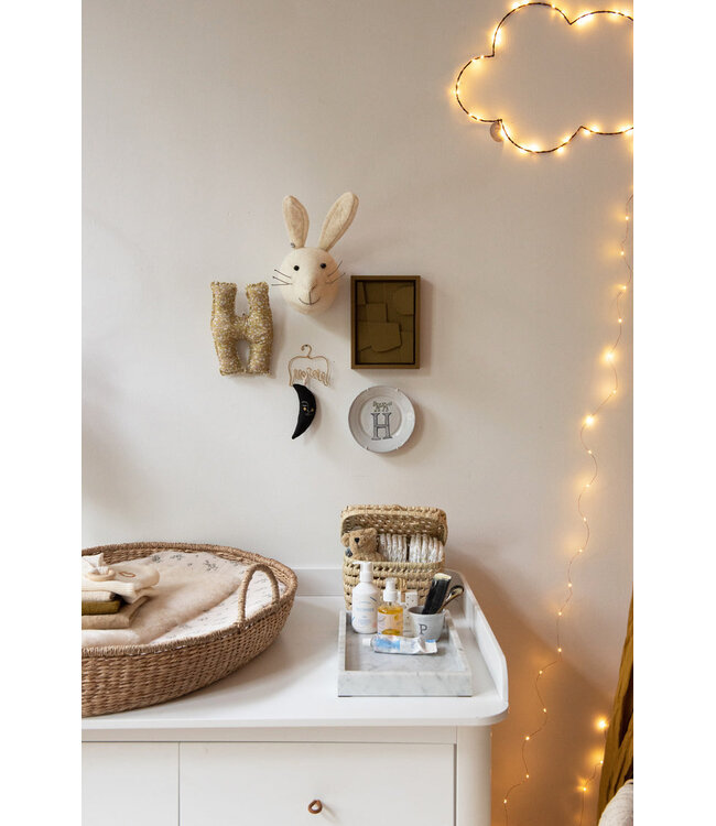 Fiona Walker Dierenkop Haas Wit - Mini