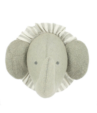 Fiona Walker Dierenkop Ruff Olifant Grijs - Mini