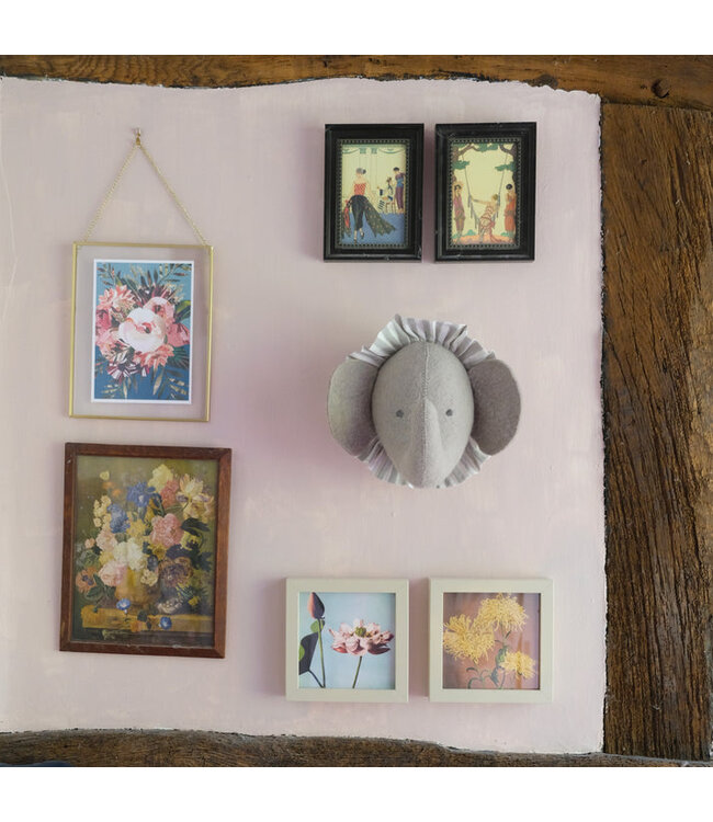 Fiona Walker Dierenkop Ruff Olifant Grijs - Mini