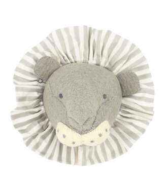 Fiona Walker Dierenkop Ruff Leeuw Grijs - Mini
