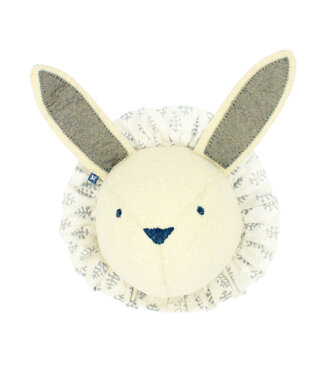 Fiona Walker Dierenkop Ruff Haas Grijs - Mini