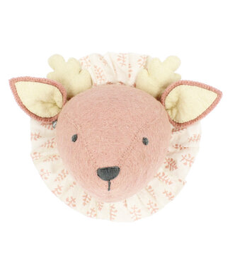 Fiona Walker Dierenkop Ruff Hert Roze - Mini