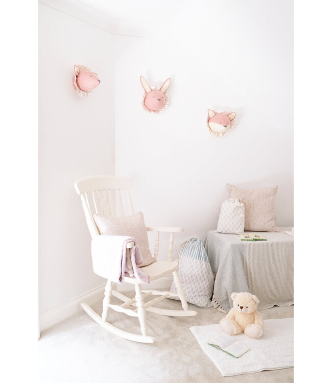 Fiona Walker Dierenkop Ruff Hert Roze - Mini