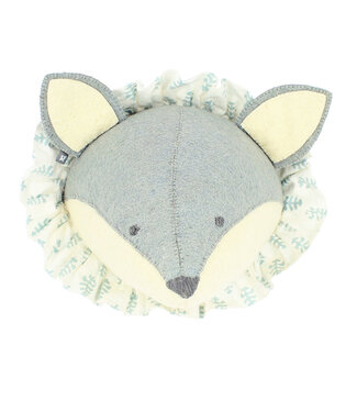 Fiona Walker Dierenkop Ruff Vos Blauw - Mini