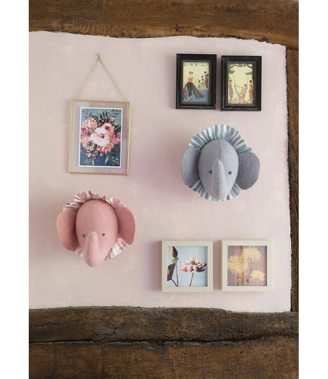 Fiona Walker Dierenkop Ruff Olifant Blauw - Mini