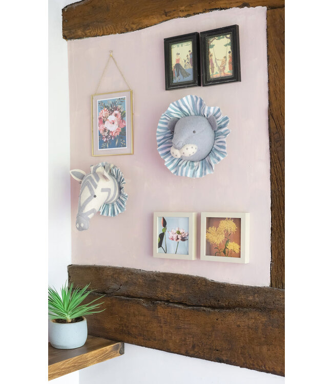 Fiona Walker Dierenkop Ruff Leeuw Blauw - Mini