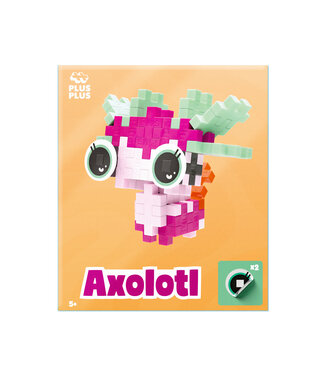 Plus-Plus Pet Packet- Axolotl - Pink