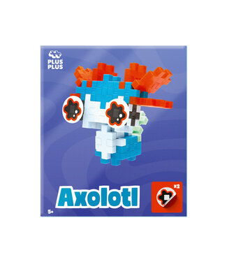 Plus-Plus Pet Packet- Axolotl - Blue