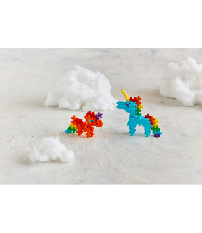 Plus-Plus Koker Rainbow Unicorns