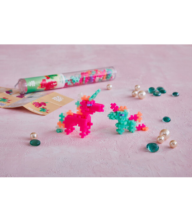 Plus-Plus Koker Pearl Unicorns