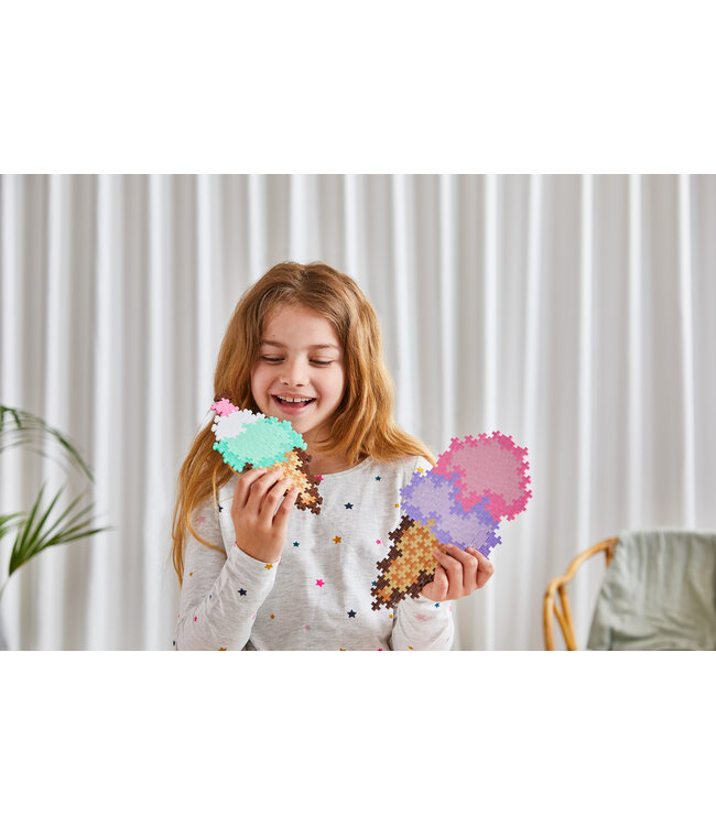 Plus-Plus Puzzle By Number - Ice Cream Cones - 250 stuks