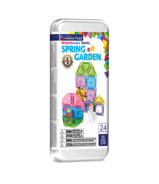MAGNA-TILES MicroMAGS Spring Garden 24 - Travel Set