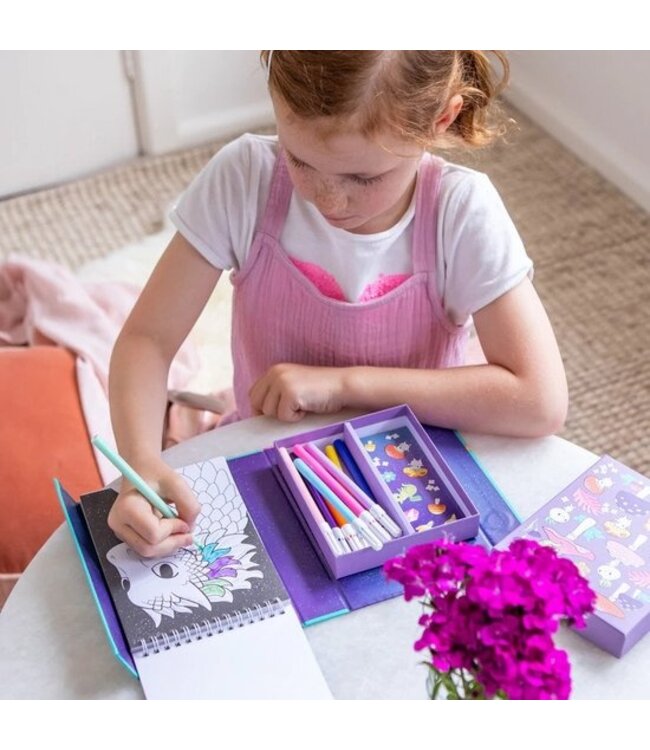 Tiger Tribe Colouring Set Mystical Forest