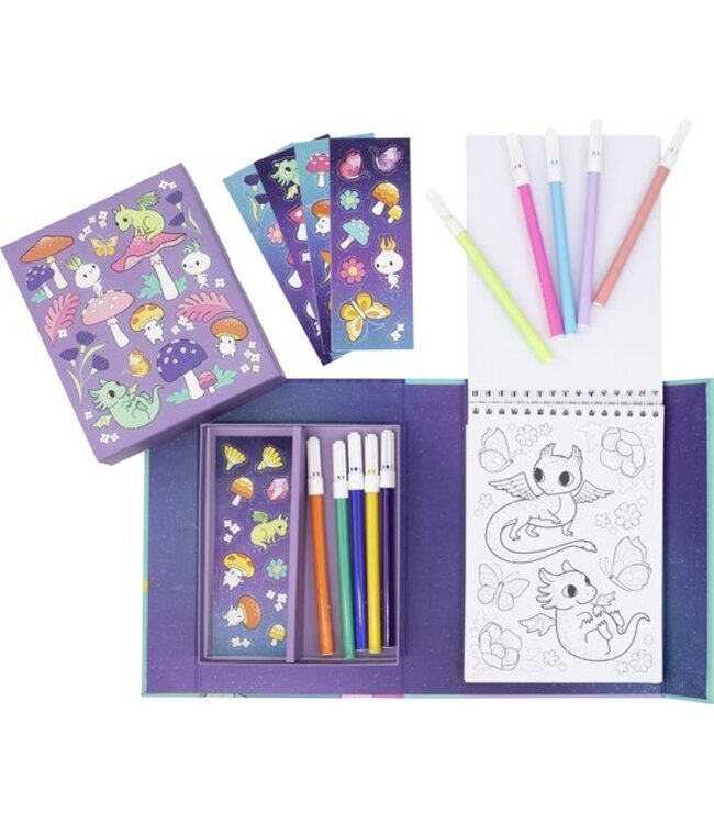 Tiger Tribe Colouring Set Mystical Forest