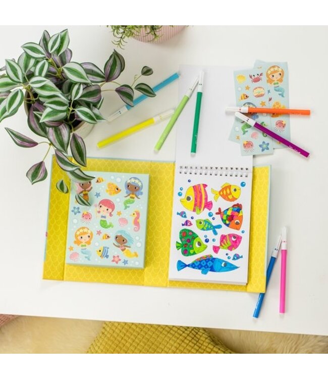 Tiger Tribe Colouring Set Mermaid