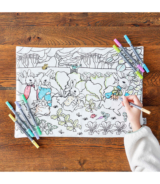 Eat Sleep Doodle Placemat Peter Rabbit