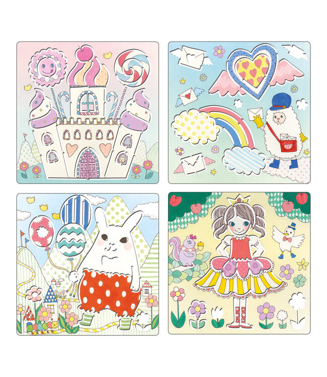 Djeco Sjablonen Kawailand