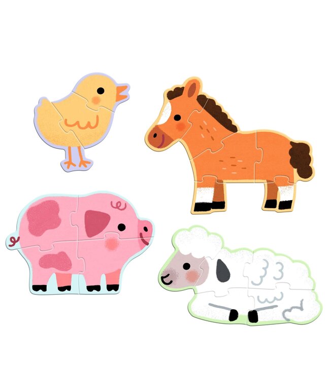 Djeco Primo Puzzels Op de Boerderij