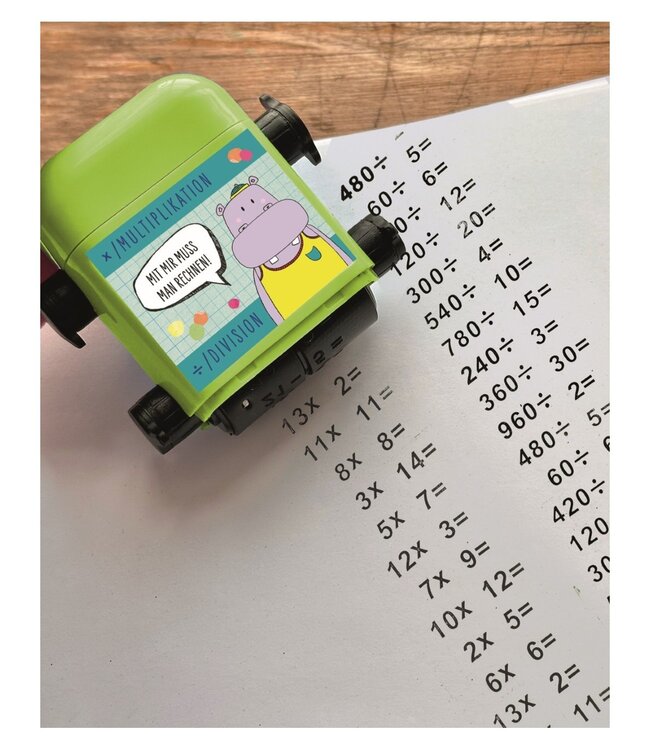 Spiegelburg Reken Rolstempel - Vermenigvuldigen & Delen