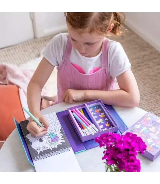 Tiger Tribe Colouring Set Mystical Forest