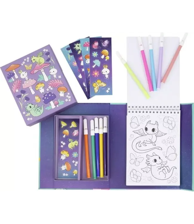 Tiger Tribe Colouring Set Mystical Forest